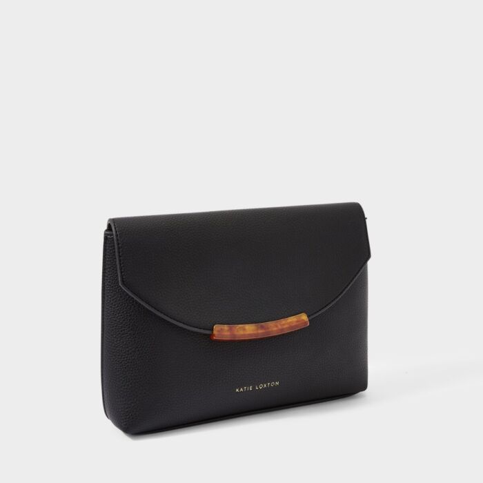 Katie Loxton - Dani Tortoiseshell Clutch - Black
